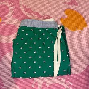 green southern tide lounge pants!!